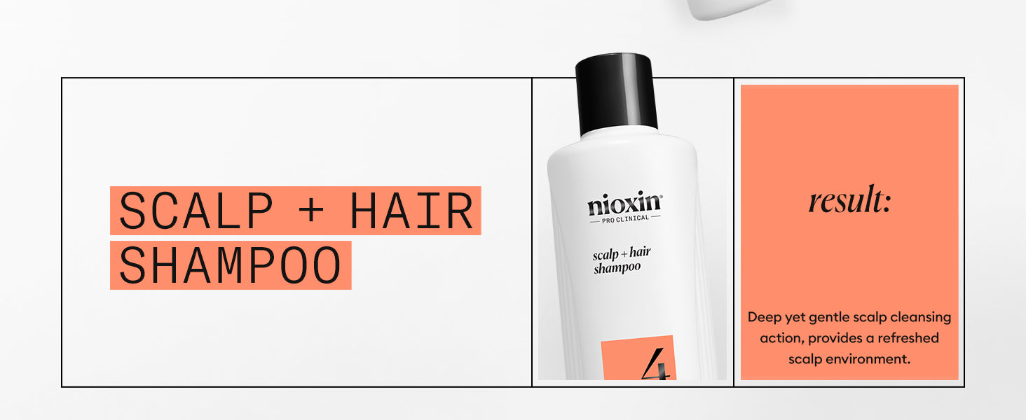 Nioxin System 4 Trial Kit for colored hair with progressed thinning - On Line Hair Depot