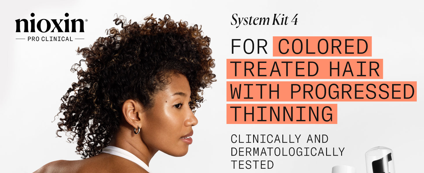 Nioxin System 4 Scalp & Hair Thickening Treatment for colored hair with progressed thinning - On Line Hair Depot