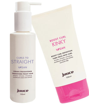 Juuce Boost Curl Kinky & Curls To Straight Duo Define D.Frizz Boost Curl Juuce Hair Care - On Line Hair Depot