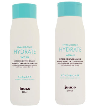 Juuce Hydrate Shampoo and Conditioner 300ml Duo Juuce Hair Care - On Line Hair Depot