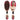 Brushworx Artists and Models Oval Cushion Hair Brush - Miss Be Bop - On Line Hair Depot