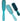 Duboa Brush Green/Aqua Triple Pack 1 x Large 1 x Medium 1 x Small - On Line Hair Depot