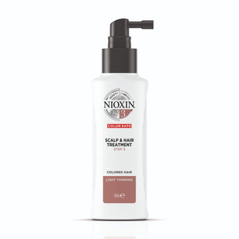 Nioxin System 3 Scalp & Hair Thickening Treatment 100ml for colored hair with light thinning - On Line Hair Depot