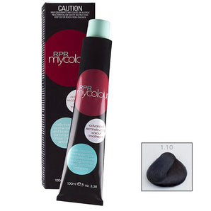 RPR My Colour 1.10 Level 1 Blue Black 100g tube Mix 1:1.5 - On Line Hair Depot