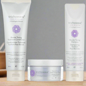 Trichovedic Blonde Keratin after care Pack Combo - On Line Hair Depot
