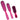 Duboa Hair Brushes Pack of 3 Brushes in Large, Medium, & Small pink - On Line Hair Depot