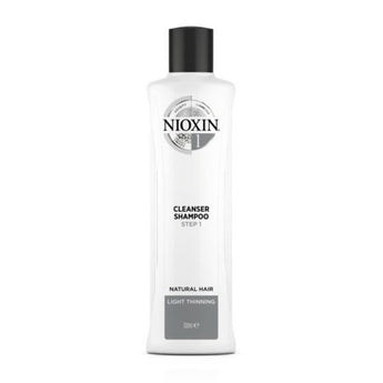 Nioxin System 1 Shampoo 300ml for natural hair with light thinning - On Line Hair Depot