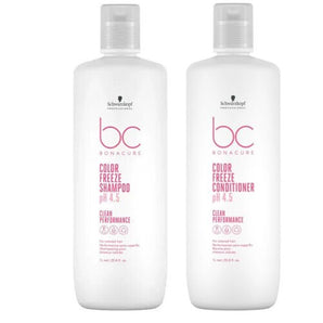 Schwarzkopf BC BONACURE Colour Freeze ph4.5 Shampoo & Conditioner 1 Litres DUO - On Line Hair Depot
