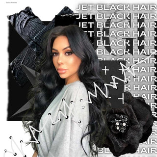 Embracing jet black hair this season?