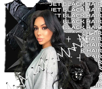 Embracing jet black hair this season?