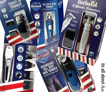 Barbasol range of products grooming and trimmers