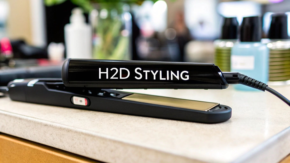 H2D Wide Hair Straightener Styling Guide