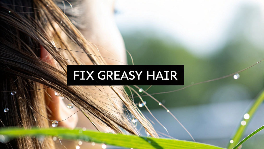 What Causes Greasy Hair and How to Fix It