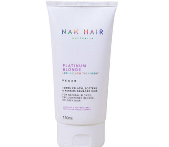 Nak Platinum Blonde Anti-Yellow Treatment Tones, Softens & Repairs 150 ml