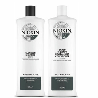 Nioxin System 2 for noticeably thinning, fine, natural hair