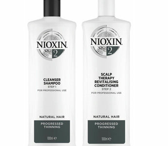 Nioxin System 2 for noticeably thinning, fine, natural hair