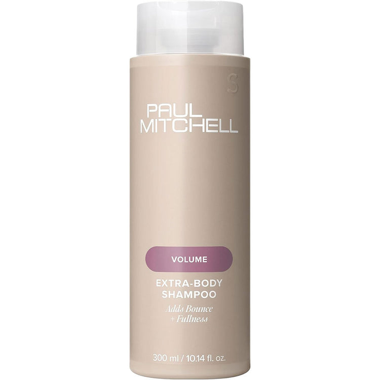 Give fine, flat hair the lift it deserves. Paul Mitchell Extra-Body Shampoo is a salon-trusted volumizing shampoo that transforms limp strands into full, bouncy hair with every wash.
