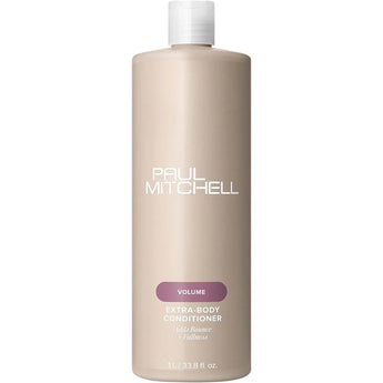 Fine hair needs conditioning love without the weight. Paul Mitchell Extra-Body Conditioner is a lightweight rinse and detangler that adds volume and body while leaving hair silky, manageable, and full of life — never flat or heavy.