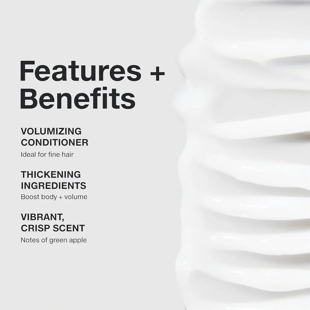 Fine hair needs conditioning love without the weight. Paul Mitchell Extra-Body Conditioner is a lightweight rinse and detangler that adds volume and body while leaving hair silky, manageable, and full of life — never flat or heavy.