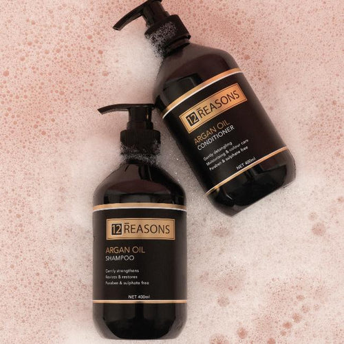 12Reasons Argan Oil Shampoo and Conditioner 400ml Duo - On Line Hair Depot