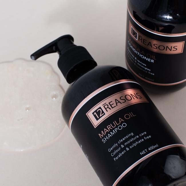12Reasons Marula Oil Shampoo and Conditioner 400ml Duo - On Line Hair Depot