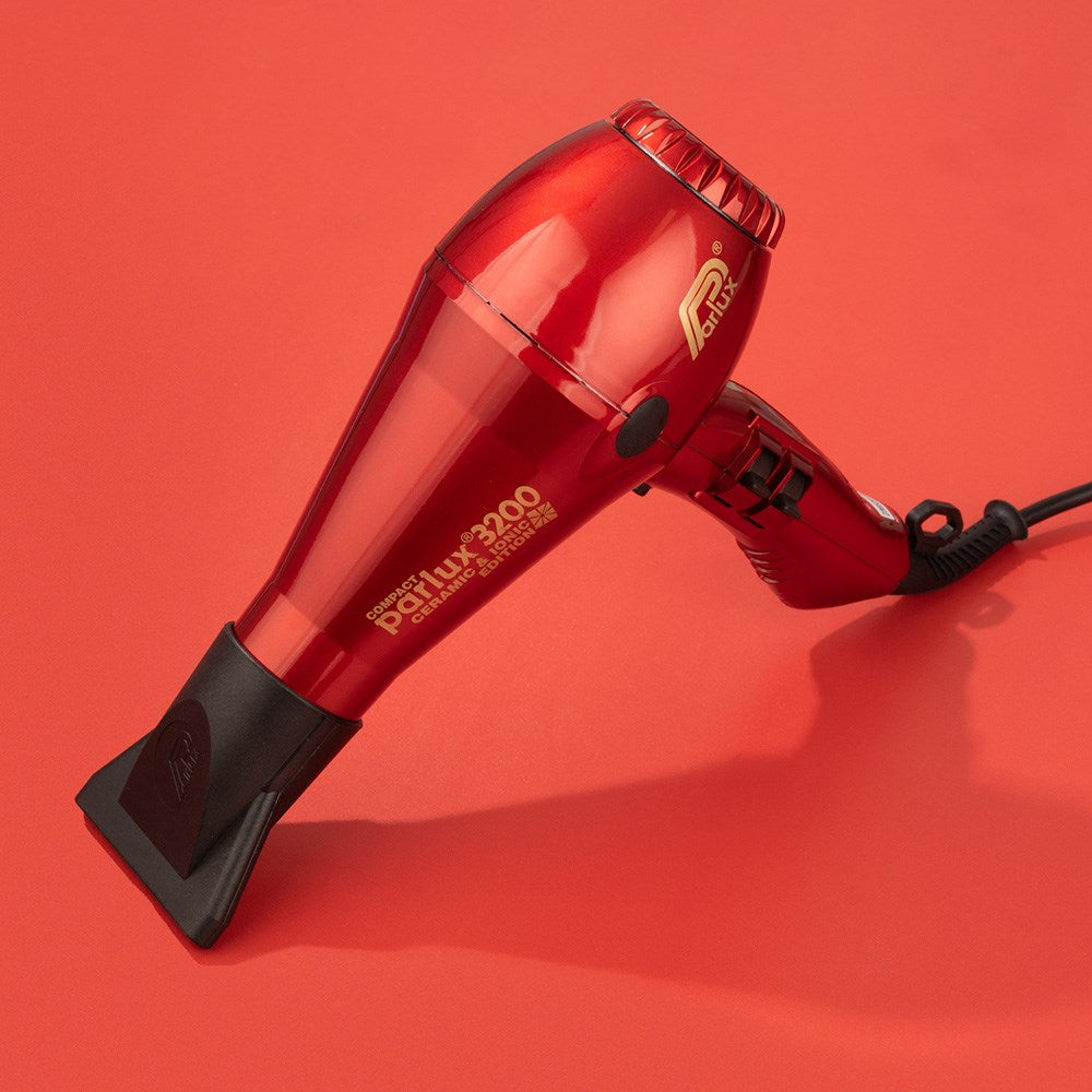 Parlux 3200 Ionic Ceramic Compact Hair Dryer Red 1900W