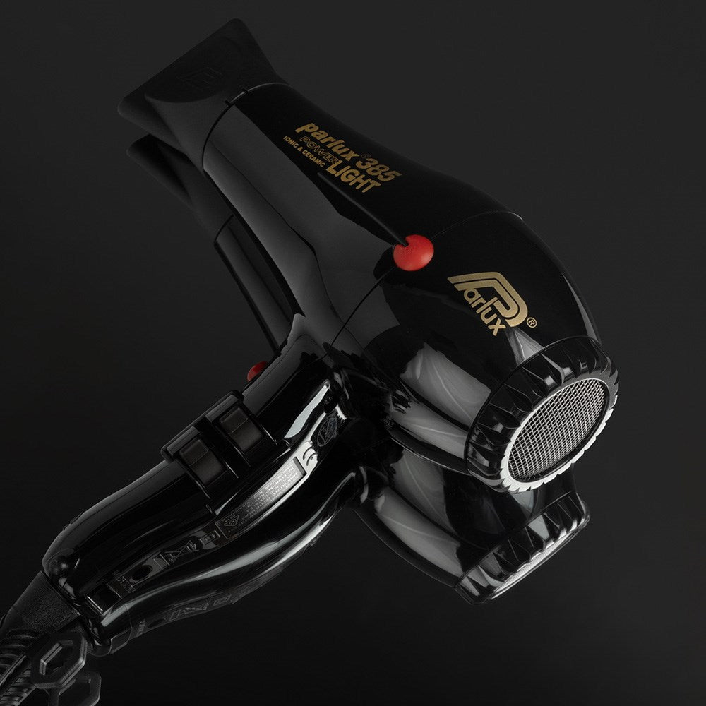 Parlux 385 Power Light Ionic and Ceramic Hair Dryer 2150W Black - 480g