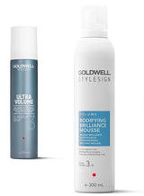 Goldwell StyleSign Volume Bodifying Briliance Mousse  300 ml x 2 Previously Glamour Whip - On Line Hair Depot