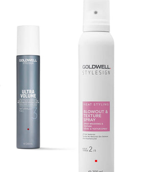 Goldwell StyleSign Heat Styling BlowOut & Texture Spray 200 ml Previously Naturally Full Goldwell Stylesign - On Line Hair Depot
