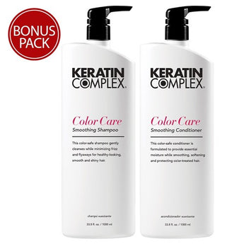 Keratin Complex Color Care Shampoo & Conditioner Duo 1lt with Pumps Keratin complex - On Line Hair Depot