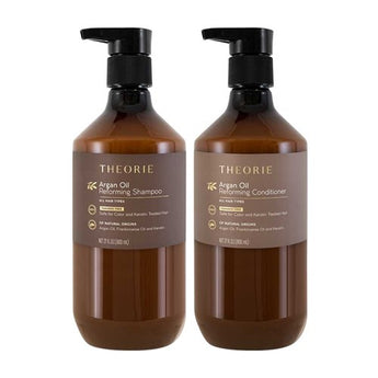 Theorie Argan Oil Reforming Hair Shampoo and Conditioner 800 ml Duo - On Line Hair Depot