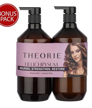 Theorie Helichrysum Nourishing Hair Shampoo & Conditioner 800 ml Duo Theorie Hair Care - On Line Hair Depot