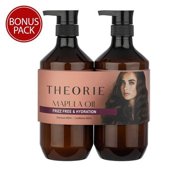 Theorie Marula Oil Smoothing Shampoo  Conditioner duo 800 ml each Sulfate Free Theorie Hair Care - On Line Hair Depot