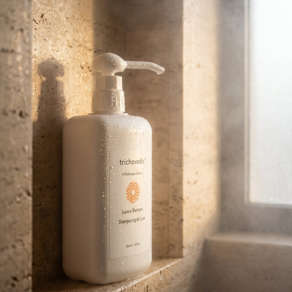 Trichovedic Colour

Luxury Shampoo 2lt

A hypoallergenic, luxury shampoo which is sulphate, sodium chloride and paraben free. Formulated for KST aftercare, colored, dry and damaged hair. It is particularly suitable for sensitive skin/scalp. Formulated from natural glucose and coconut oil derivitives and infused with KWS TriProtein Complex, macadamia, argan and jojoba oils, shea butter, aloe vera, panthenol and silcare. Luxury Shampoo will gently cleanse, restore moisture and shine and act as a precursor for