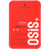 Schwarzkopf Osis + Mess Up Matte Paste Medium Control 100 ml Schwarzkopf Professional - On Line Hair Depot