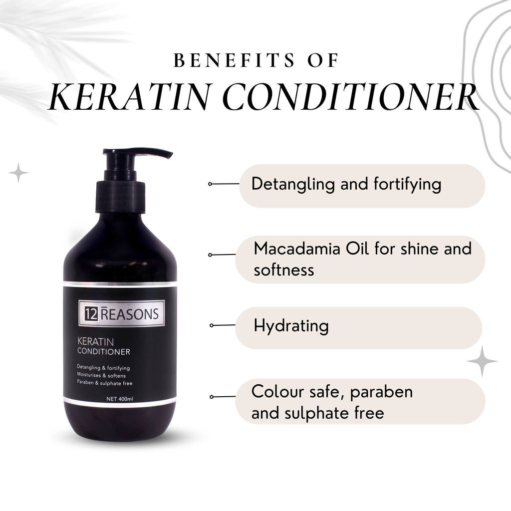 12Reasons Keratin Conditioner 400ml - On Line Hair Depot