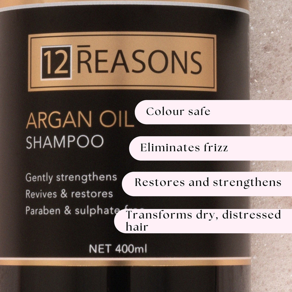 12Reasons Argan Oil Shampoo and Conditioner 1000ml Duo - On Line Hair Depot