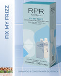  RPR Fix My Frizz . Your new go-to shampoo & conditioner set that smooths, softens, and shines even the most rebellious strands.
Infused with nourishing botanicals, this powerful pair stands up to heat, humidity, and hair havoc – so every day is a good hair day.