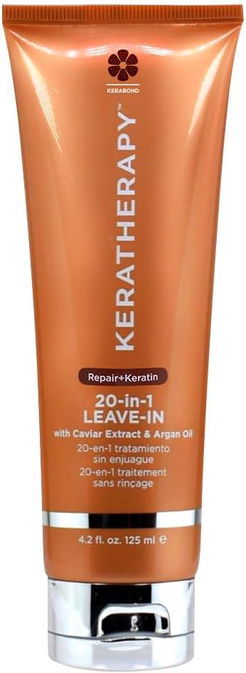 Keratherapy 20-in-1 Leave-In hair product packaging on a white background