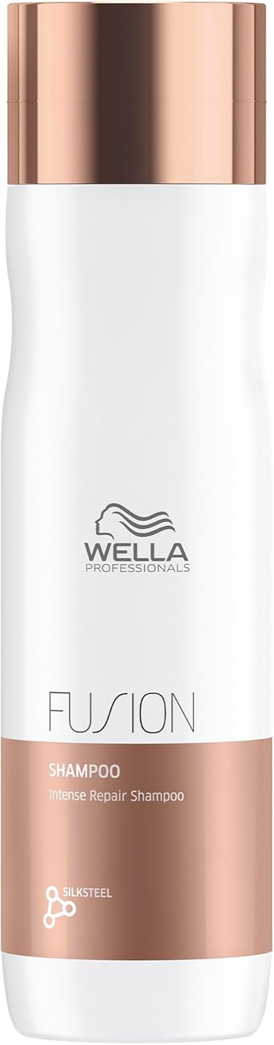 Wella Fusion Intense Repair Shampoo delivers professional-grade cleansing while fortifying compromised strands. Enriched with silk amino acids, this formula targets damage at the source, restoring strength and resilience to weakened hair. It provides immediate protection against breakage from styling and daily handling, ensuring your hair remains intact and nourished. Ideal for those seeking to restore vitality to stressed or chemically treated locks.