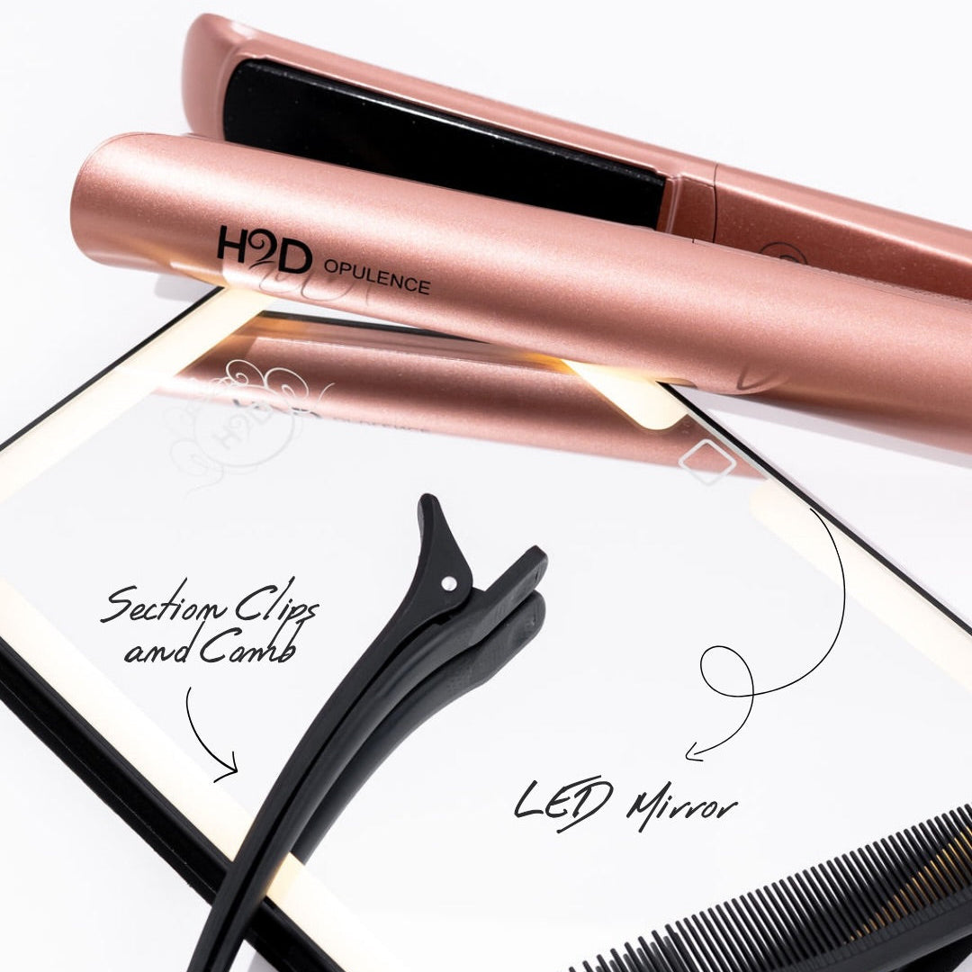 H2D Opulence Hair Straightener Rose Gold