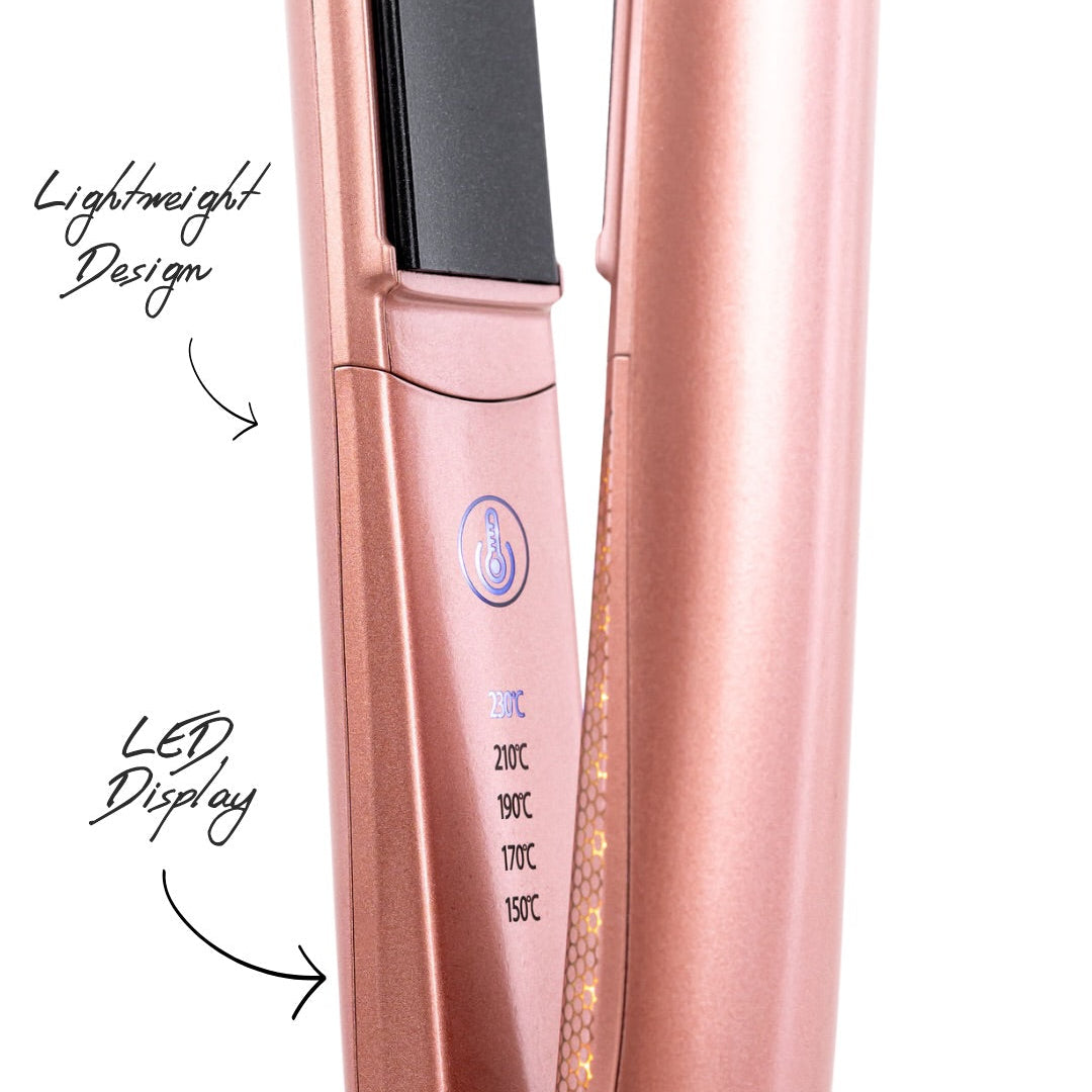 H2D Opulence Hair Straightener Rose Gold