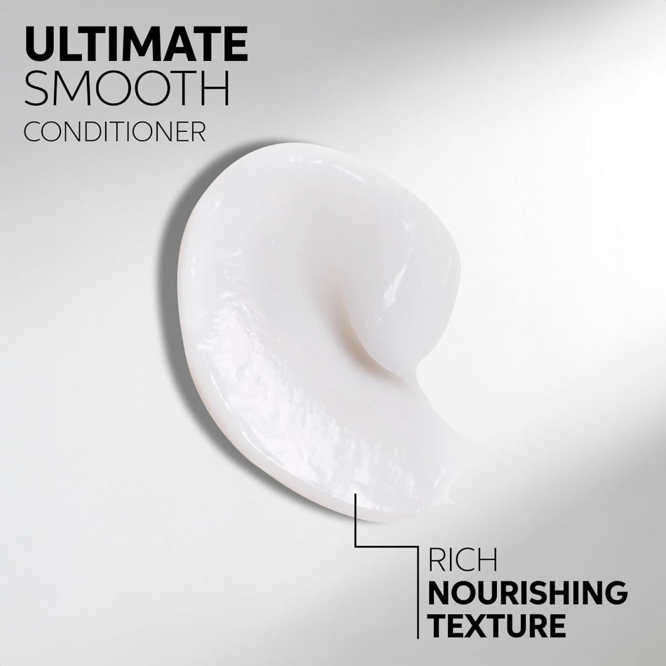 The Wella Professionals Ultimate Smooth Conditioner is powered by a patented Squalane &amp; Omega-9 technology that works from the inside out — deeply replenishing moisture, recreating a protective barrier, and delivering lasting smoothness with every use.