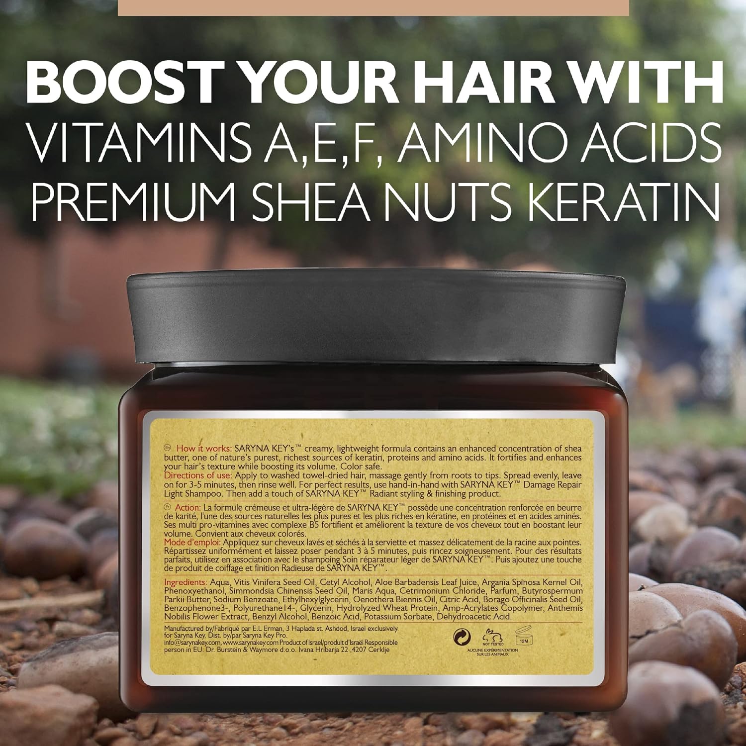 Saryna Key Damage Repair LIGHT Pure African Shea Butter Treatment Mask