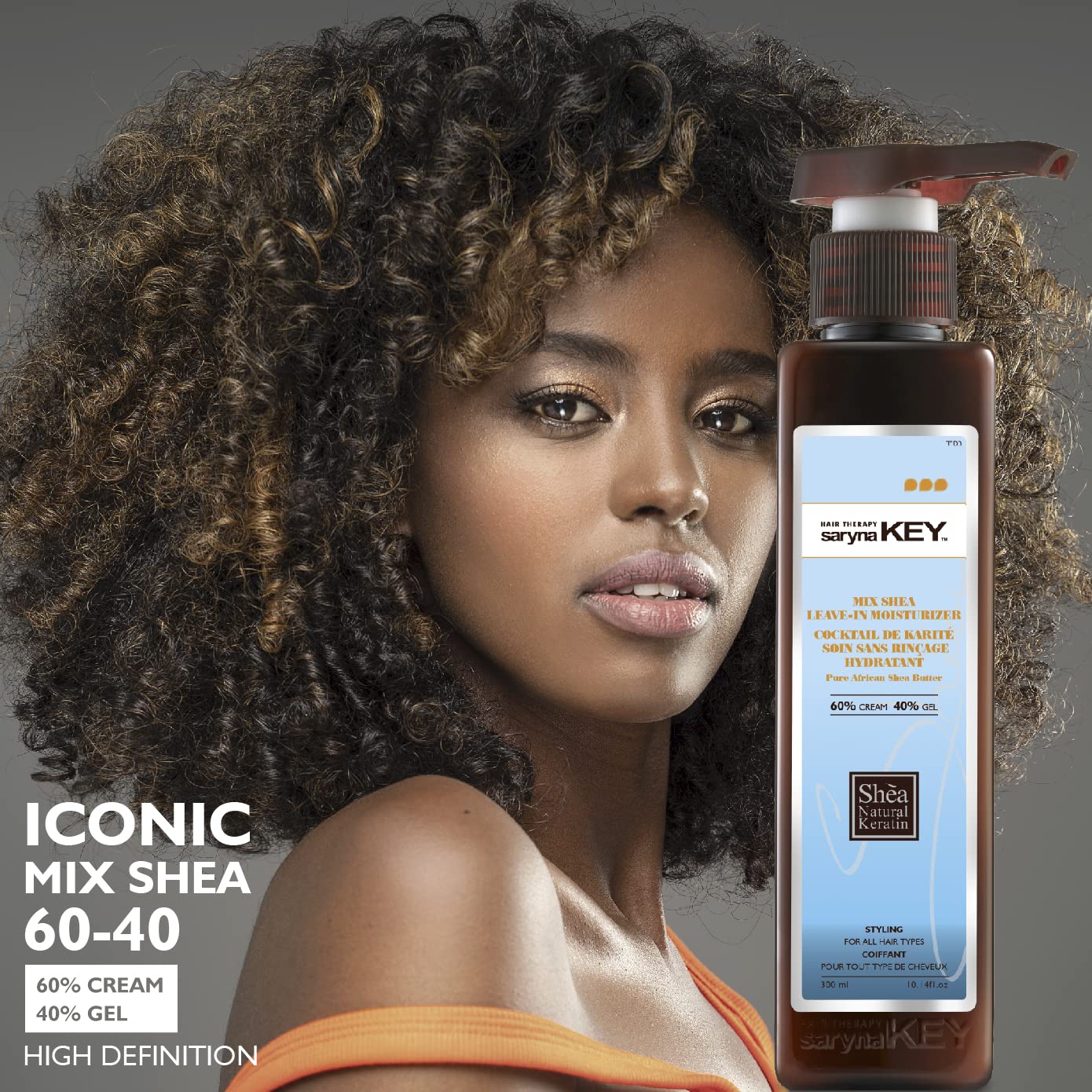 Saryna Key Curl Control Mixed Shea Leave-in Moisturizer 300ml 60/40