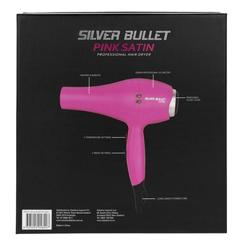 Silver Bullet Satin Hair Dryer Pink Silver Bullet - On Line Hair Depot