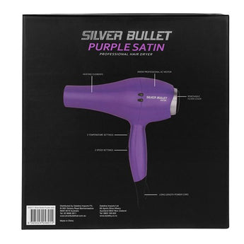 Silver Bullet Satin Hair Dryer Purple Silver Bullet - On Line Hair Depot
