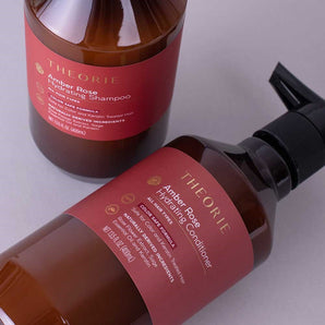 Theorie Amber Rose Hydrating Shampoo and Conditioner 400 ml Duo - On Line Hair Depot