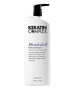 Keratin Complex Blonde Shell Shampoo  1lt with Pump Keratin Complex - On Line Hair Depot