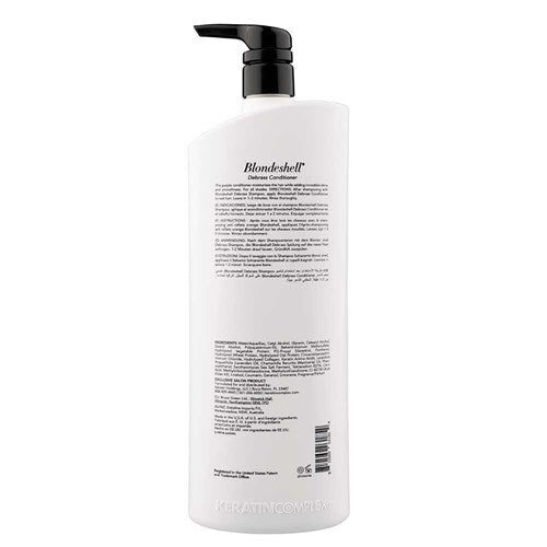 Keratin Complex Blonde Shell Conditioner 1lt with Pump Keratin Complex - On Line Hair Depot